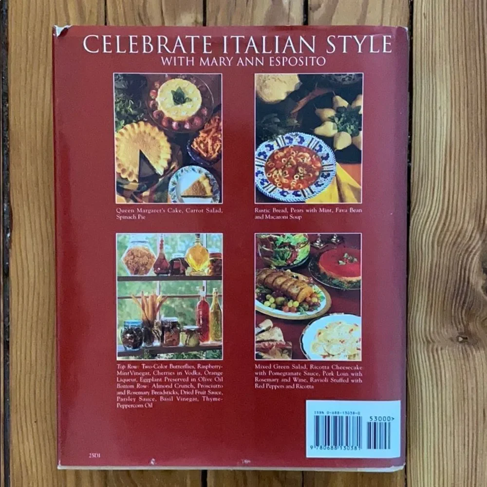 🎀 Vintage 🎀 Cookbook: Celebrations Italian Style